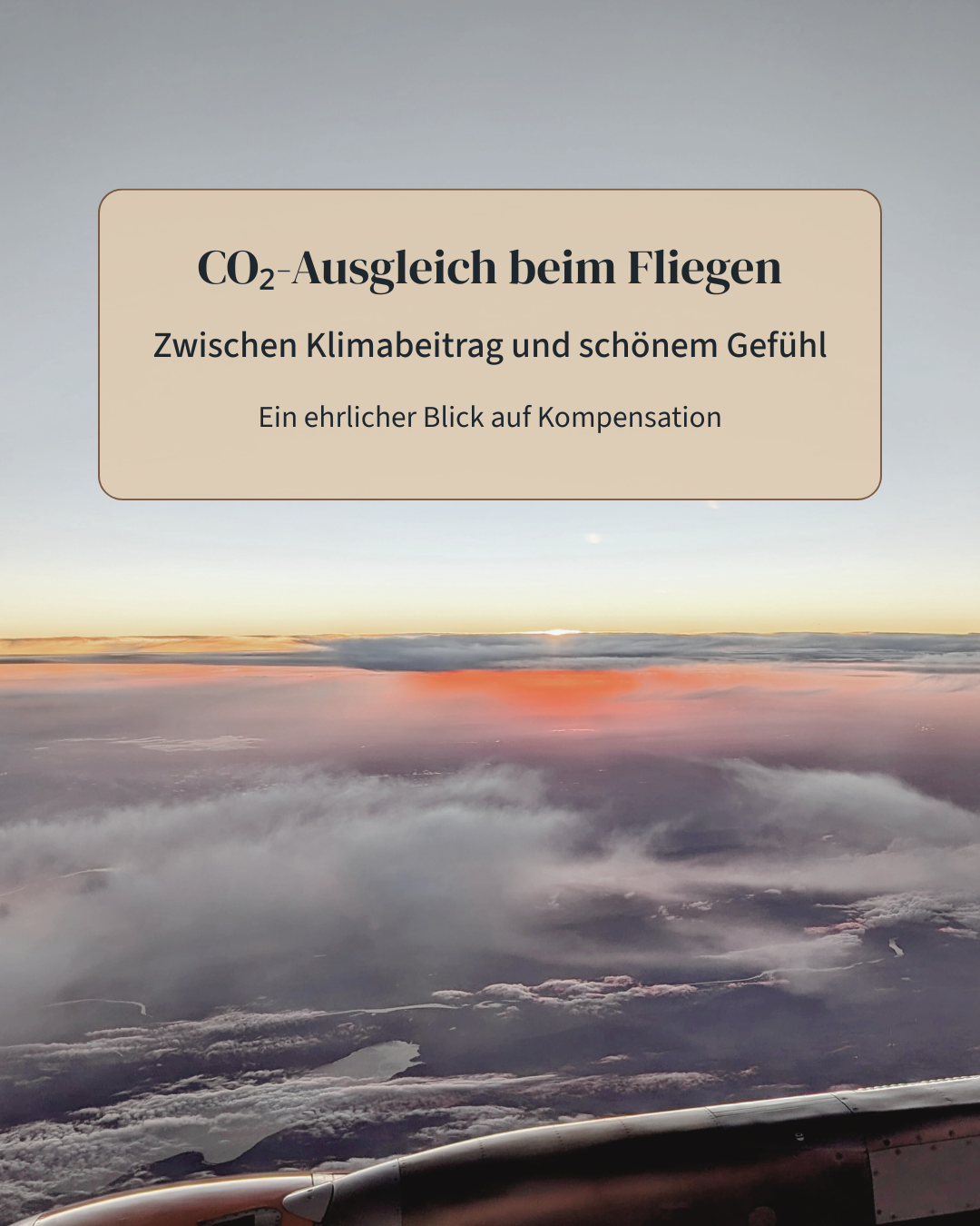 FAQ: CO₂-Ausgleich beim Fliegen