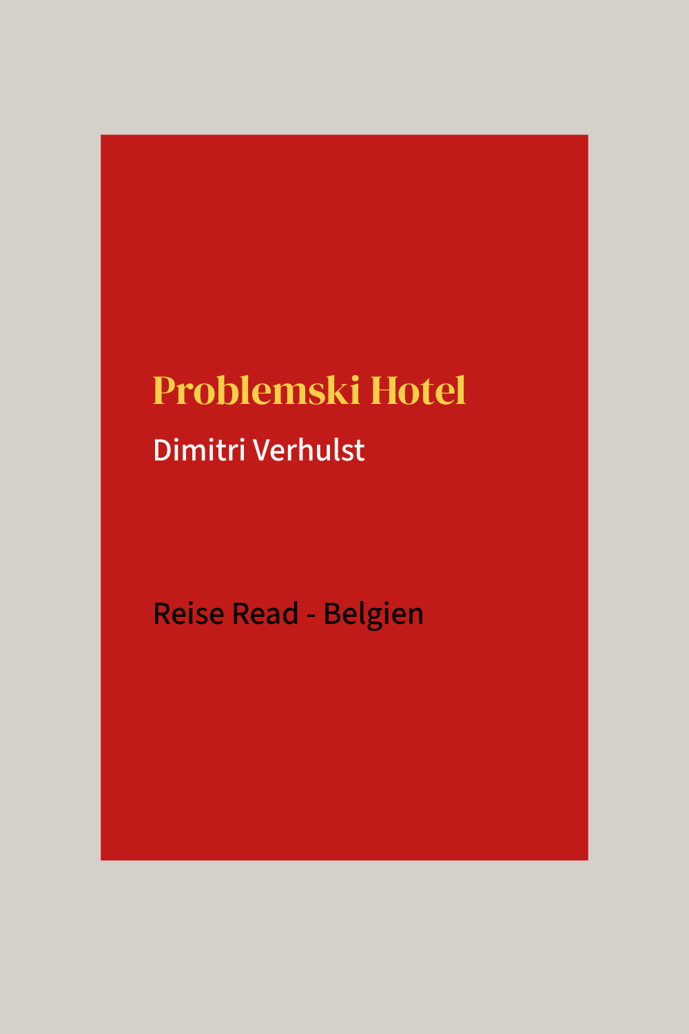 Problemski Hotel – Rezension